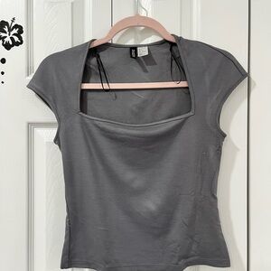 Gray Women's Top